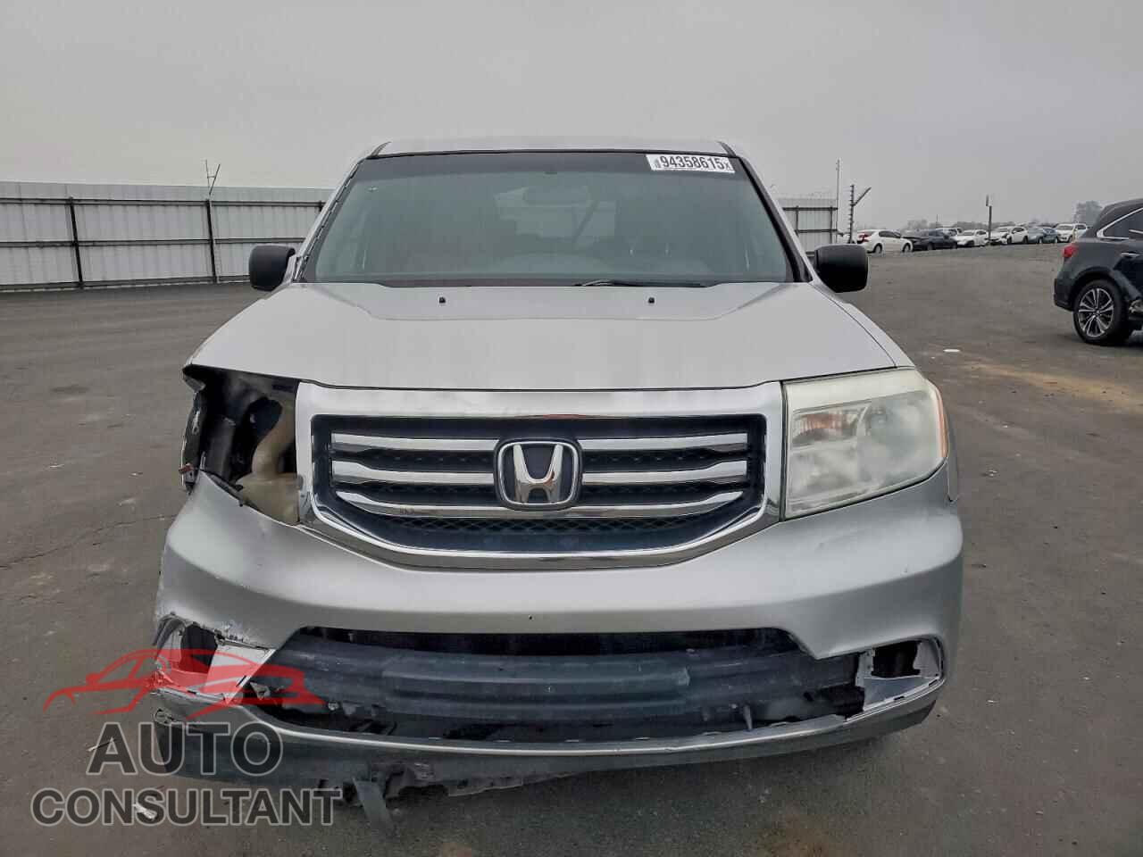 HONDA PILOT 2013 - 5FNYF3H27DB040141