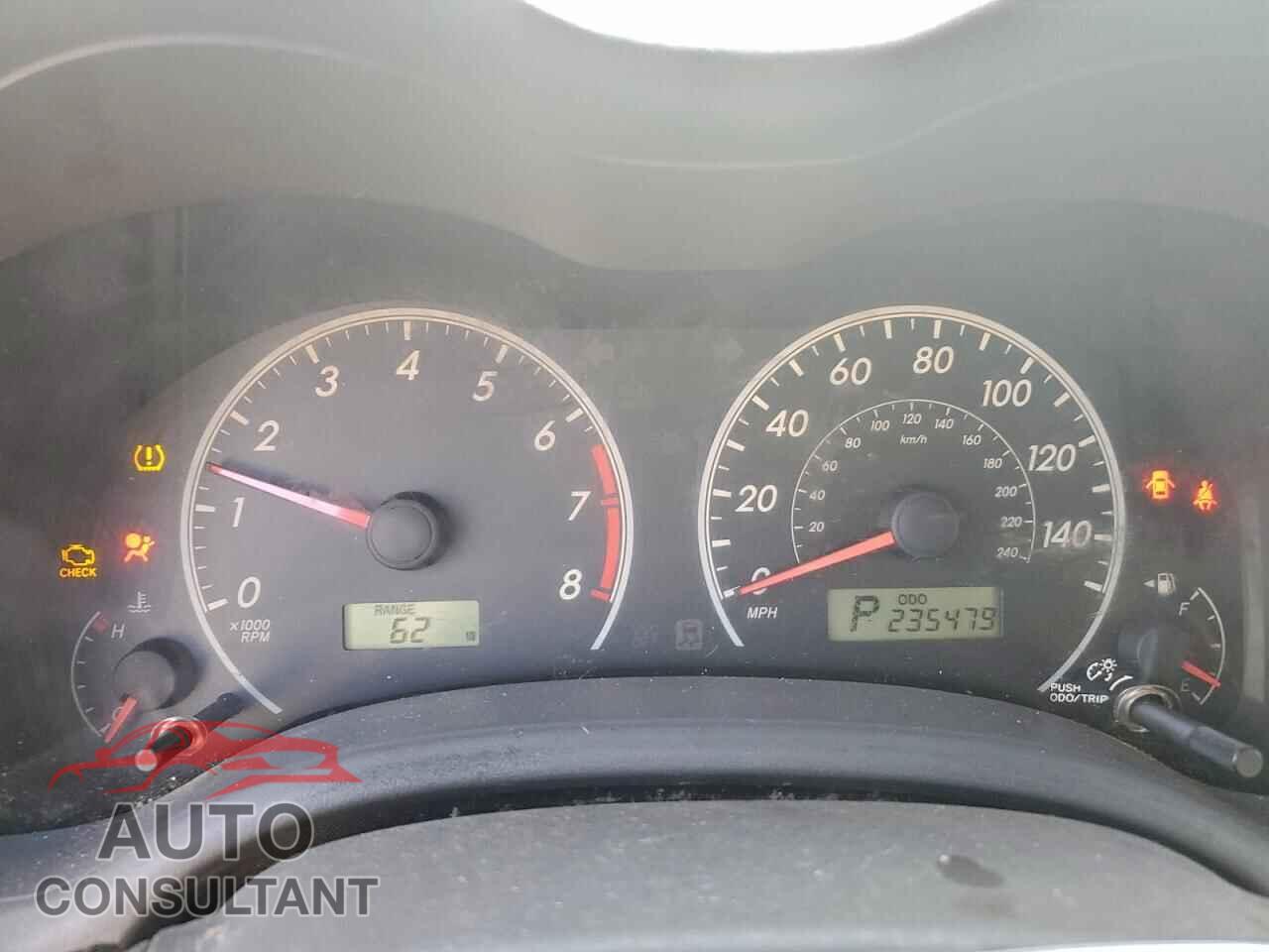 TOYOTA COROLLA 2009 - JTDBL40E299087590