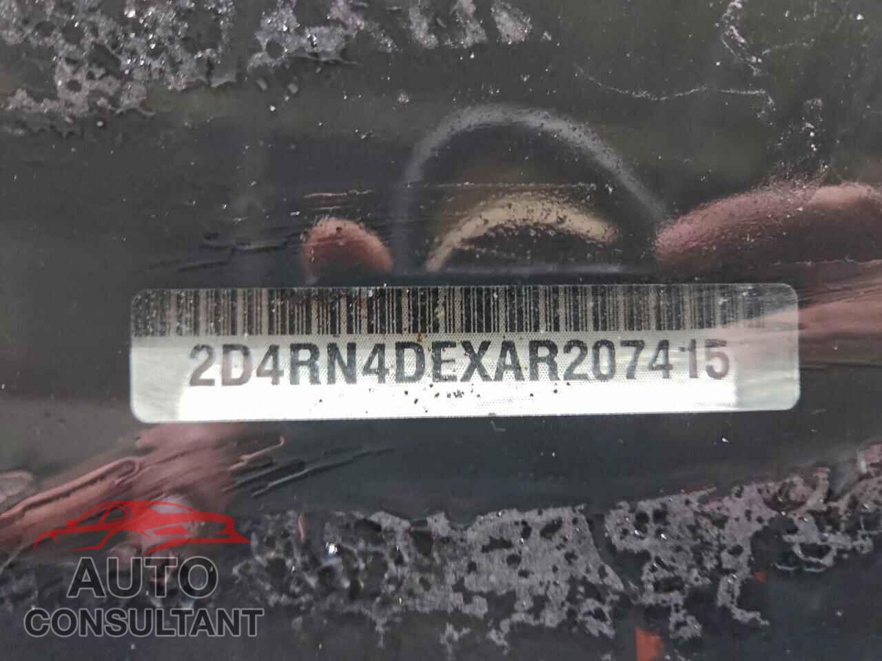 DODGE CARAVAN 2010 - 2D4RN4DEXAR207415