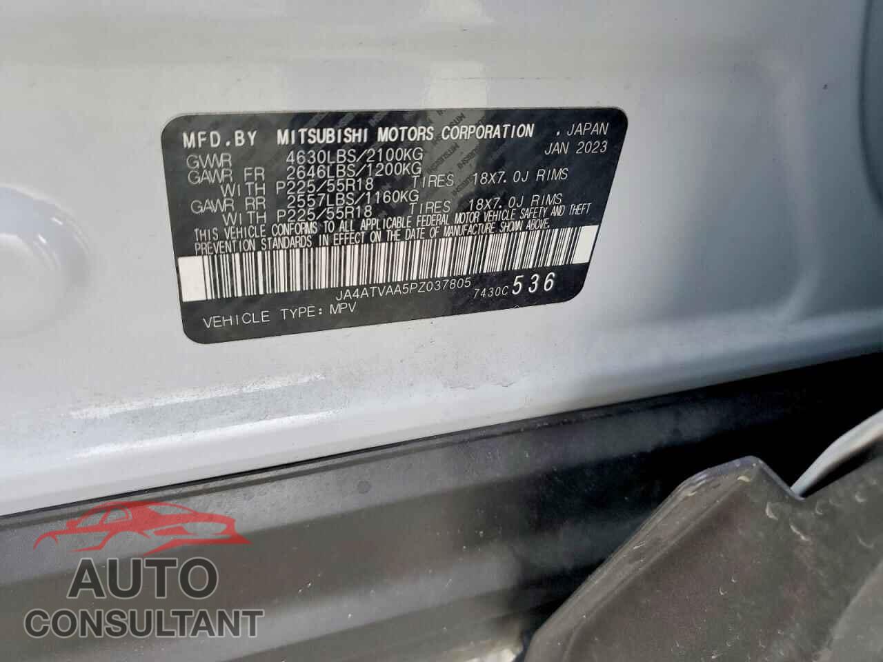 MITSUBISHI ECLIPSE 2023 - JA4ATVAA5PZ037805