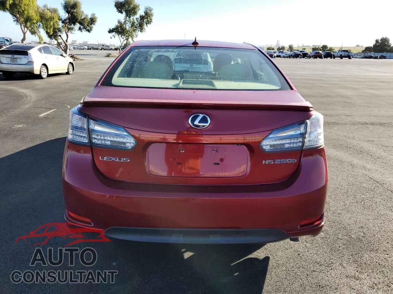 LEXUS HS 2010 - JTHBB1BAXA2022963