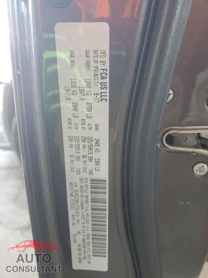 DODGE JOURNEY 2017 - 3C4PDCBB1HT701910