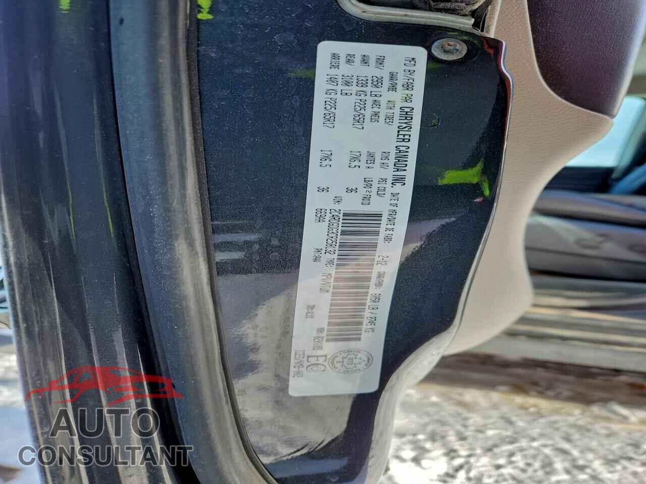 DODGE CARAVAN 2012 - 2C4RDGDG3CR258132