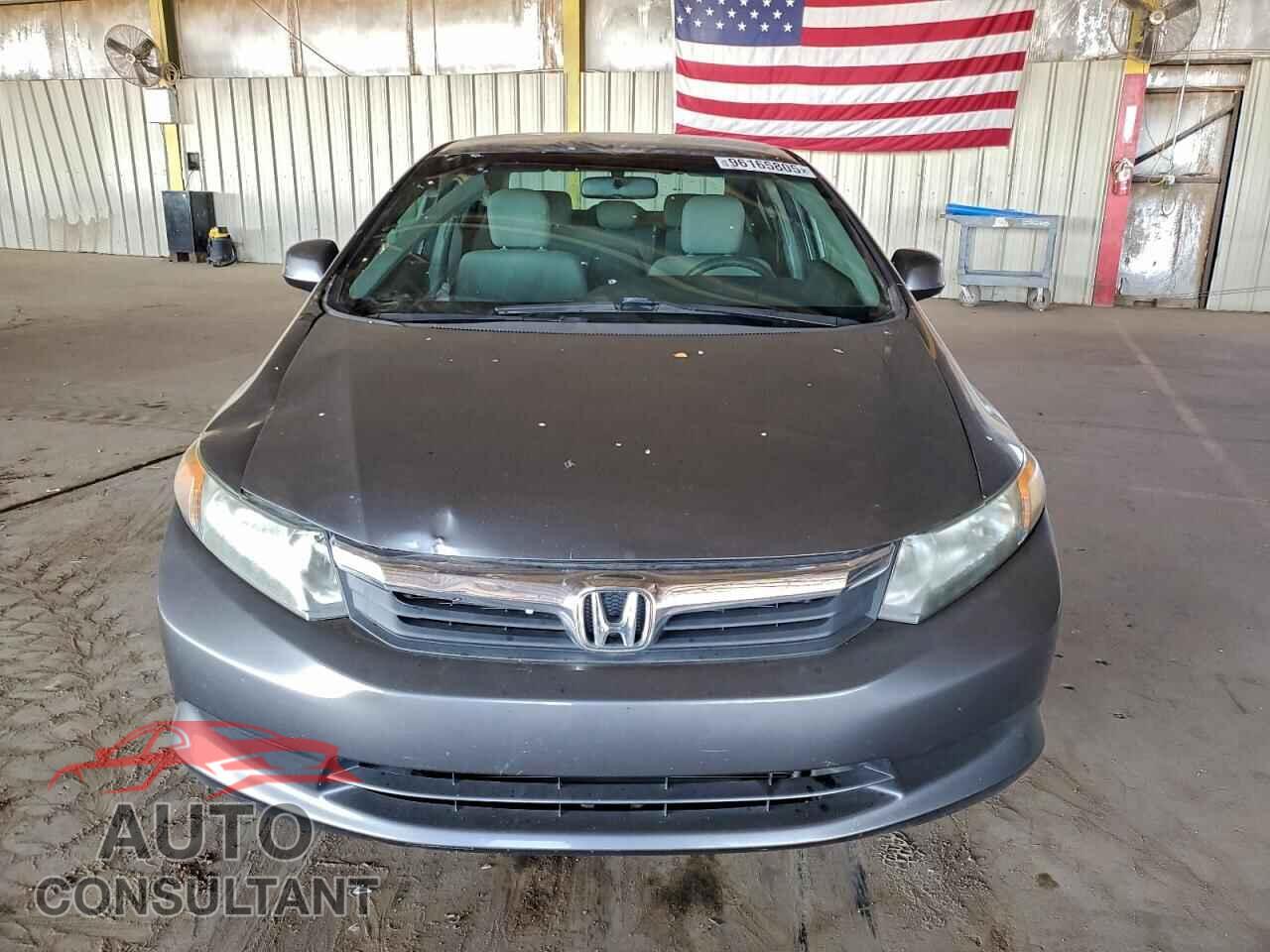 HONDA CIVIC 2012 - 19XFB2F55CE342347