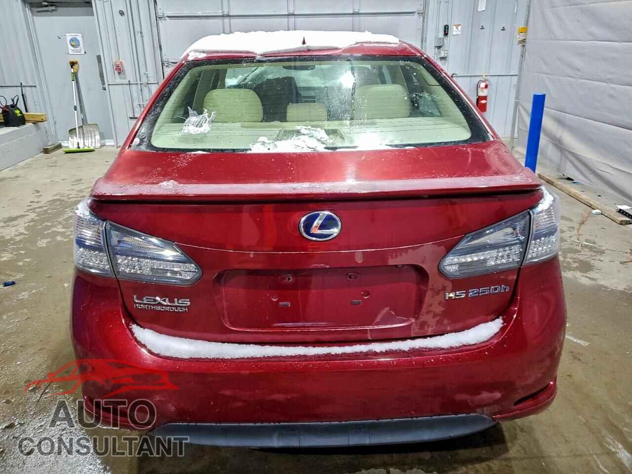 LEXUS HS 2010 - JTHBB1BA0A2035396