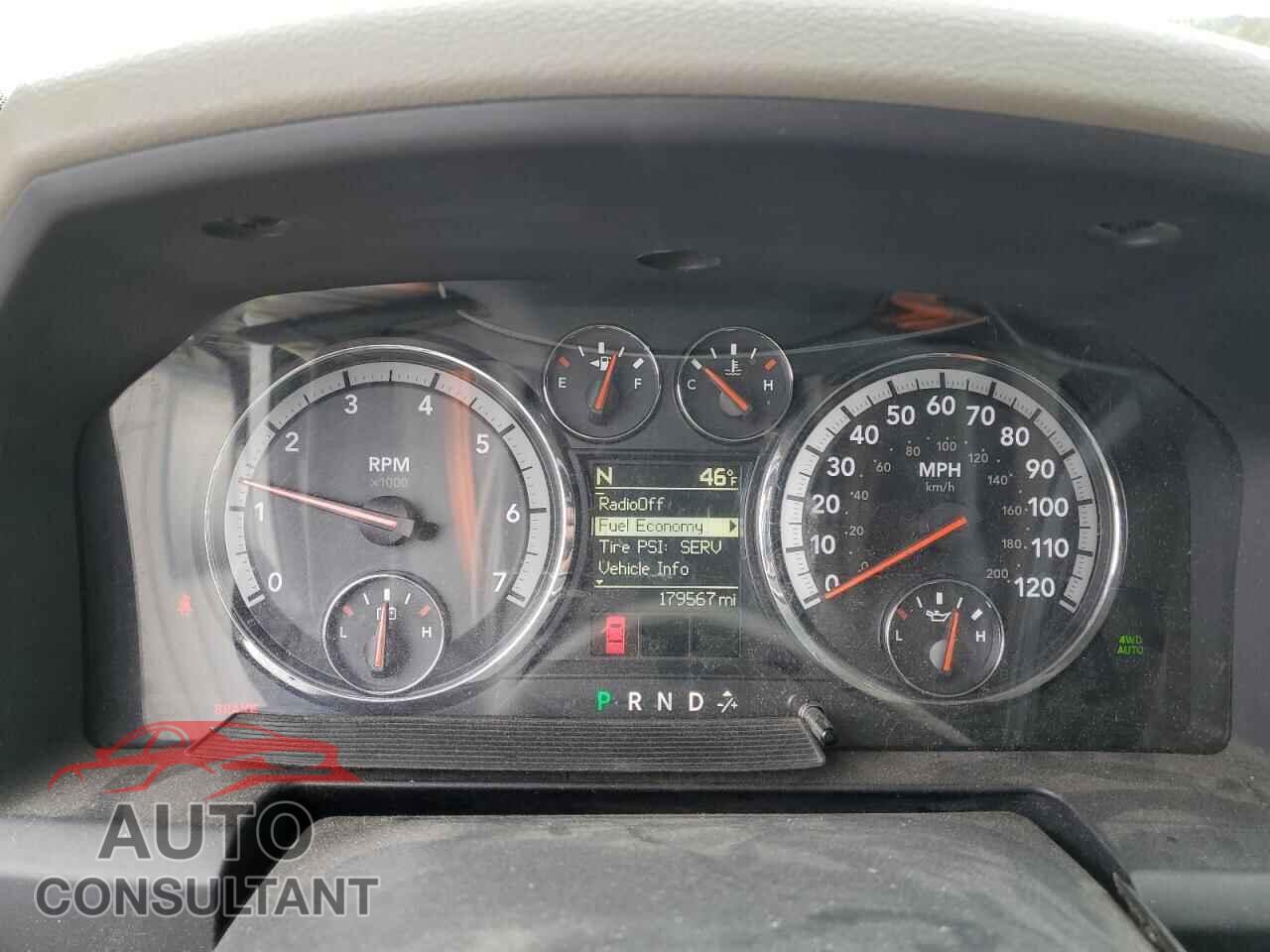 DODGE RAM 1500 2012 - 1C6RD7LT4CS160408