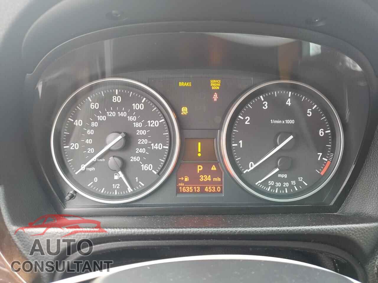 BMW 3 SERIES 2011 - WBAPH7C53BE461090