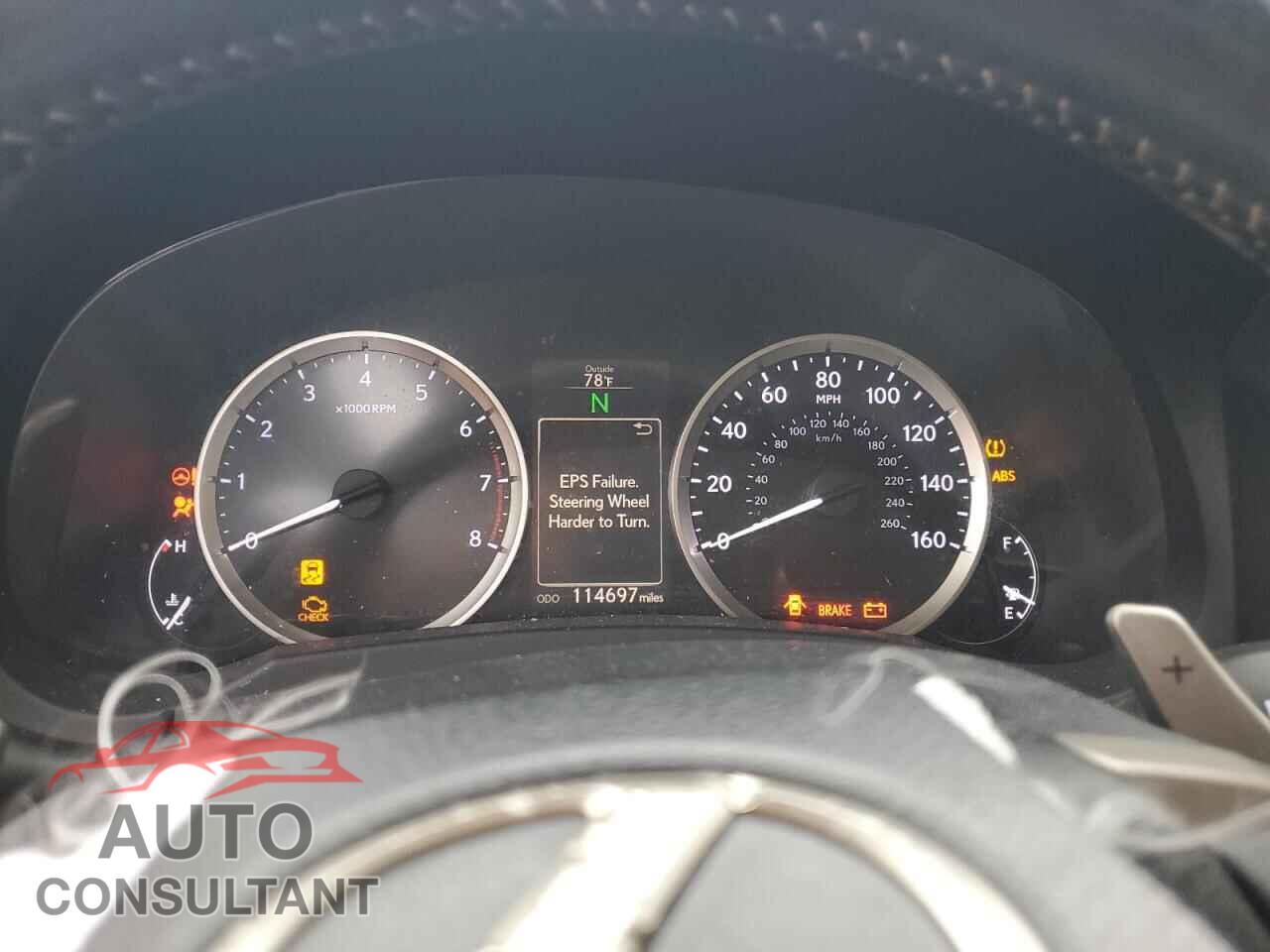 LEXUS IS 2015 - JTHBF1D29F5054495