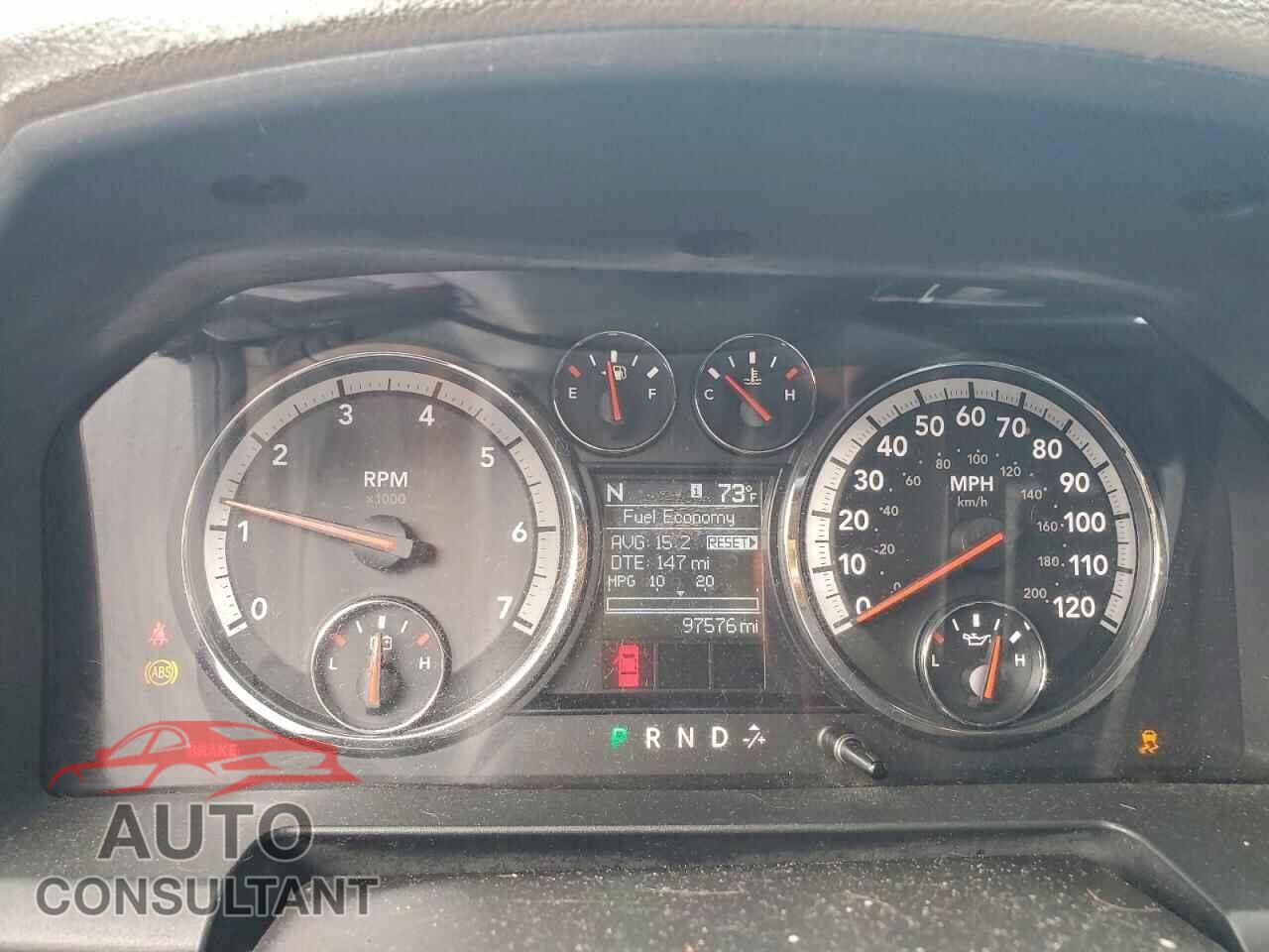 DODGE RAM 1500 2012 - 1C6RD6LT7CS313132