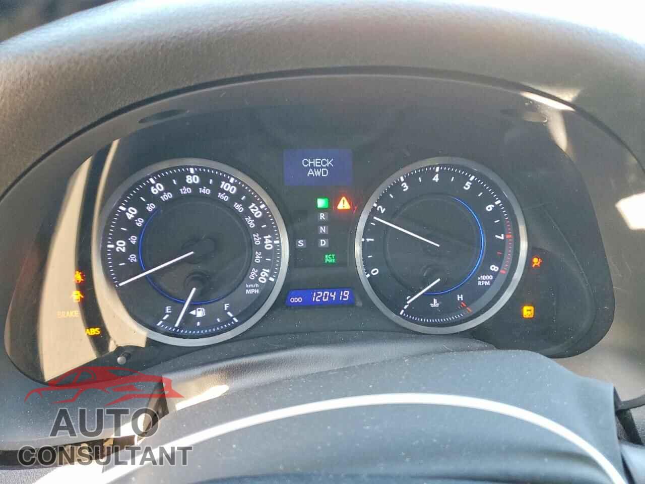 LEXUS IS 2012 - JTHCF5C22C5053486