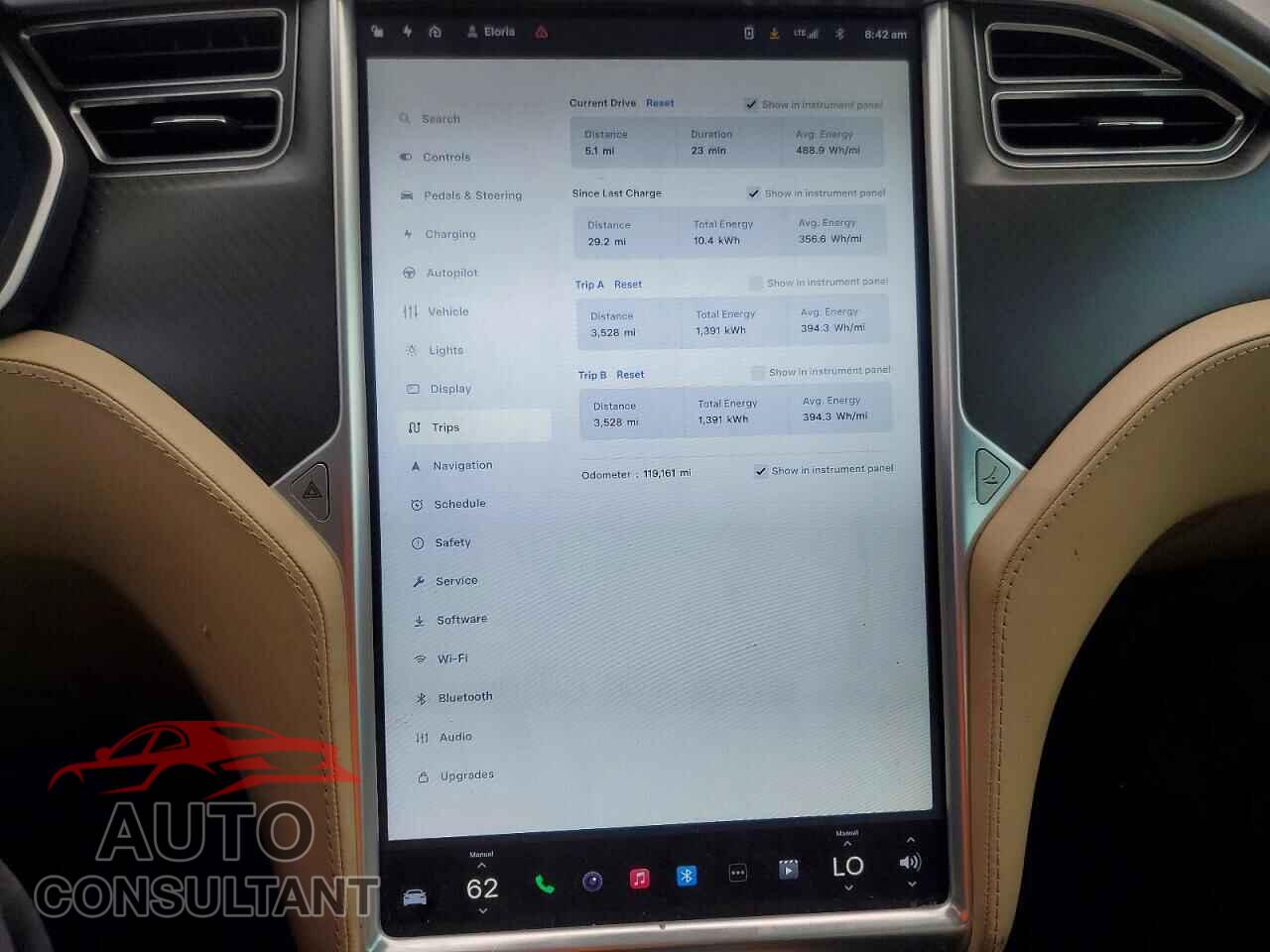 TESLA MODEL S 2015 - 5YJSA1H29FF093791