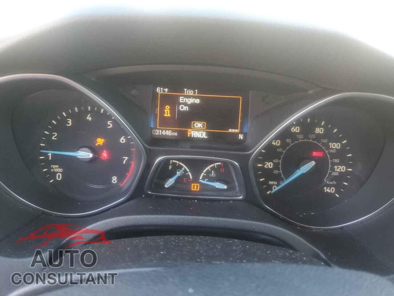FORD FOCUS 2016 - 1FADP3F2XGL211079