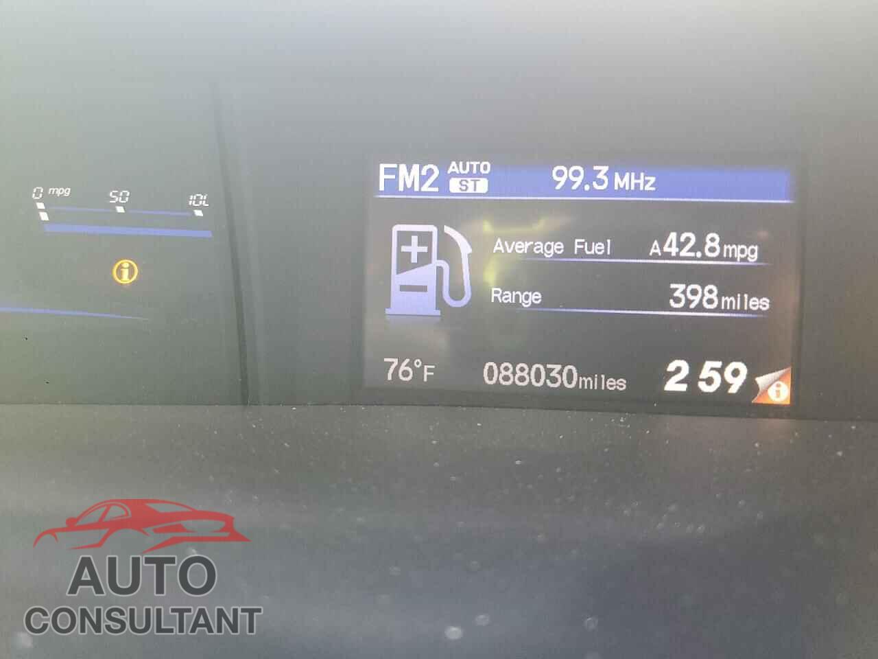 HONDA CIVIC 2012 - JHMFB4F25CS000474
