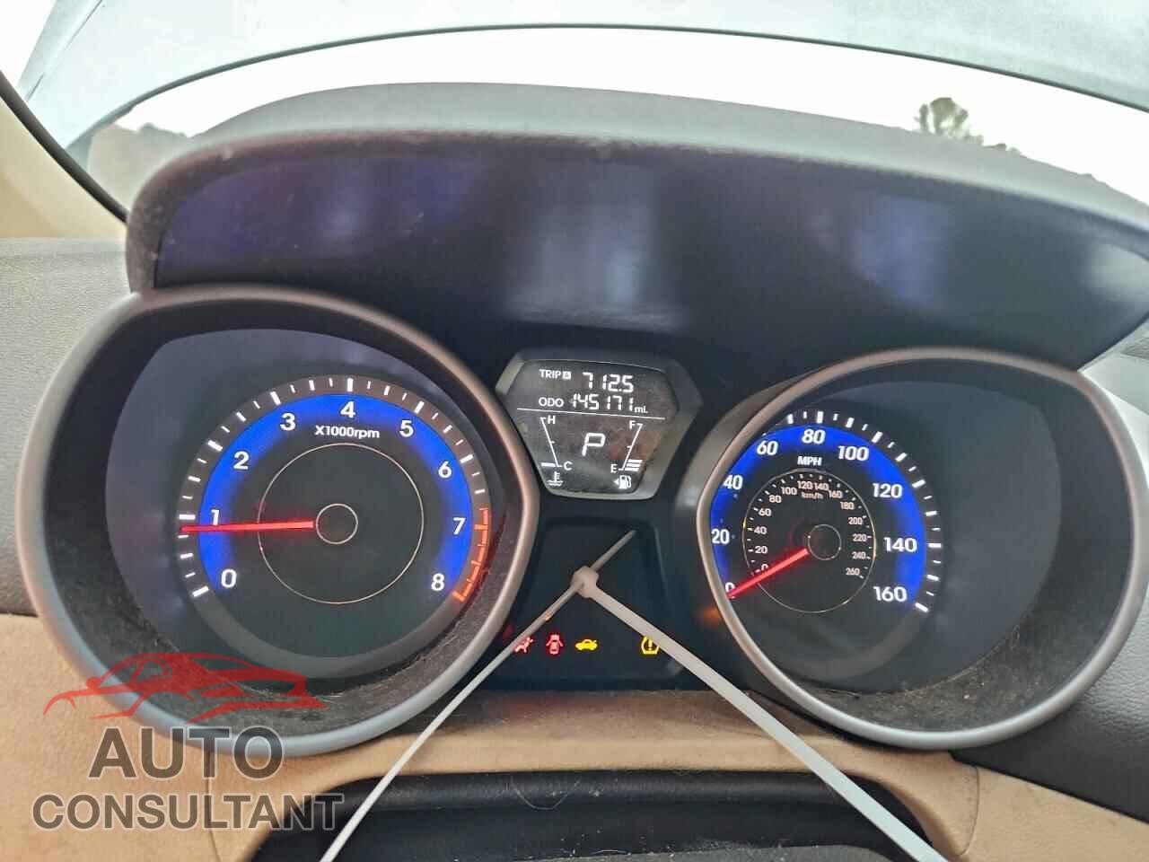 HYUNDAI ELANTRA 2013 - KMHDH4AE3DU495218