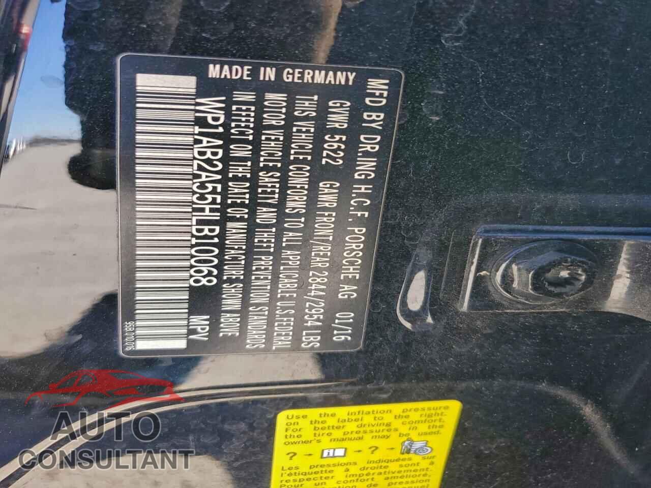 PORSCHE MACAN 2017 - WP1AB2A55HLB10068