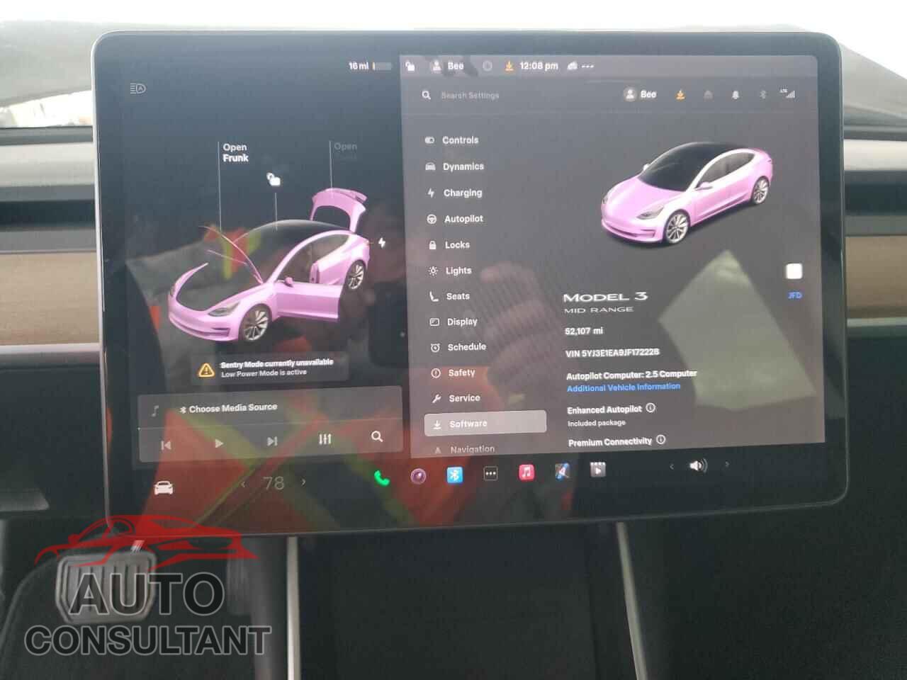 TESLA MODEL 3 2018 - 5YJ3E1EA9JF172228