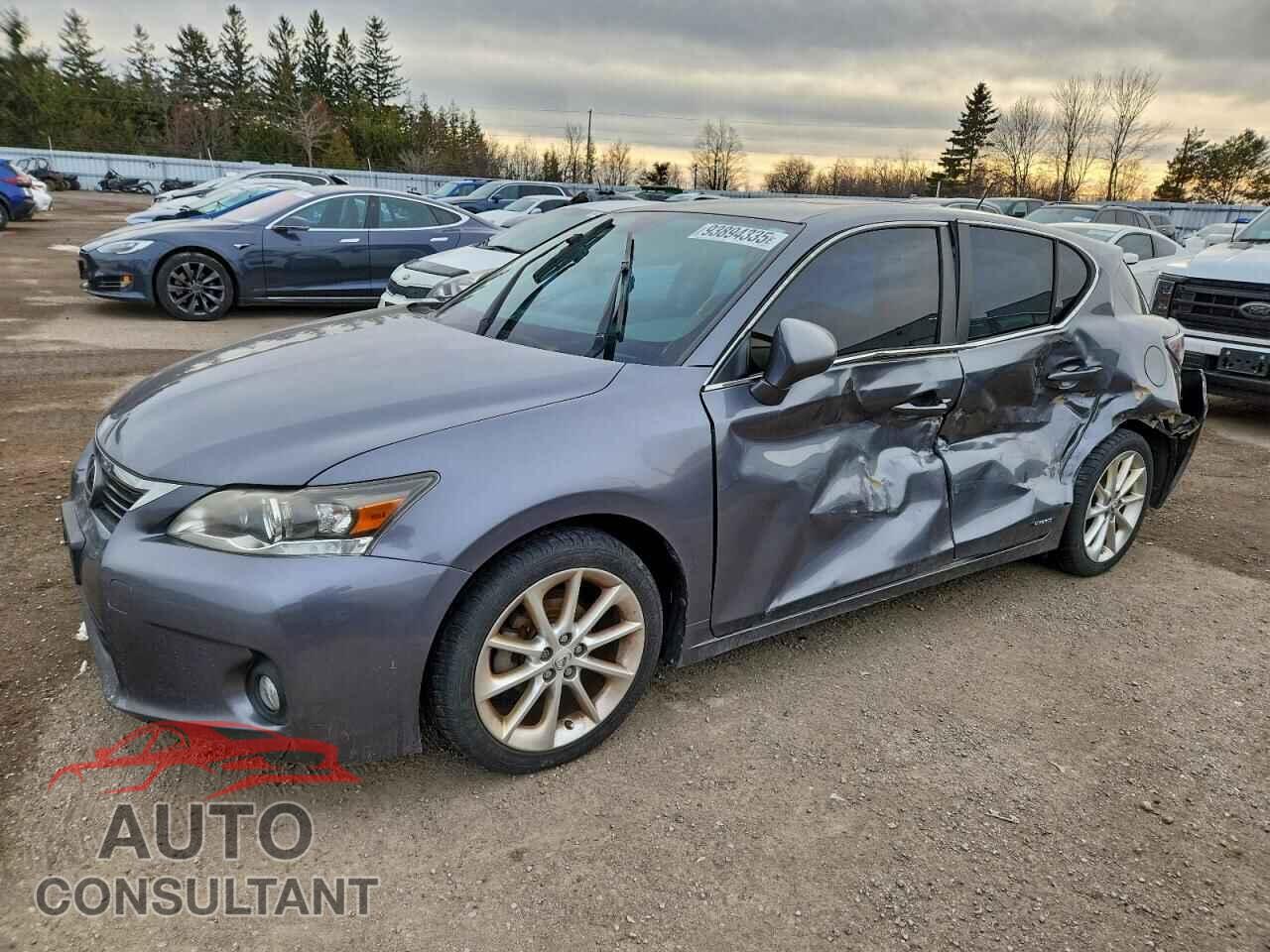 LEXUS CT 200 2012 - JTHKD5BH2C2107135