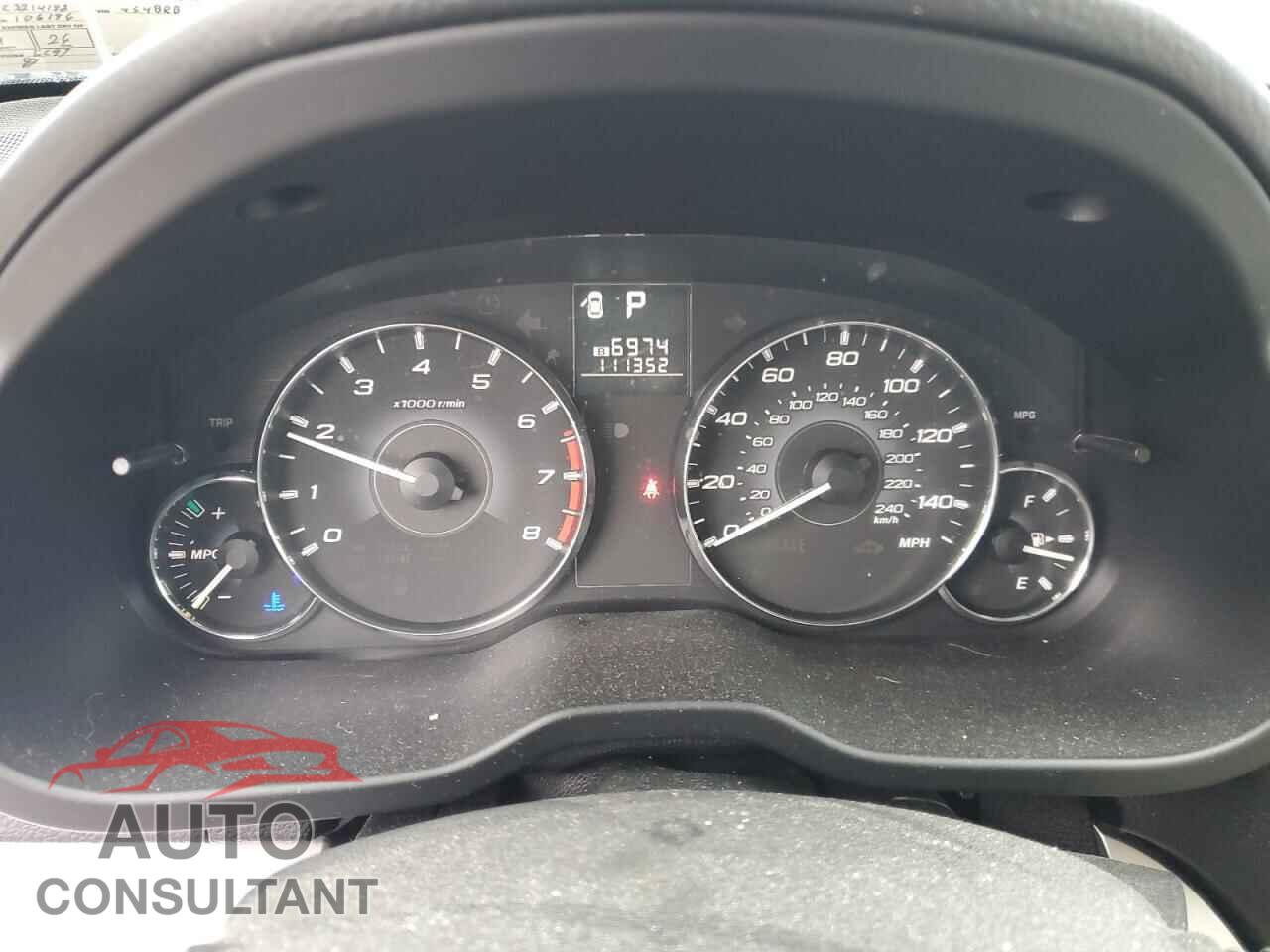 SUBARU OUTBACK 2012 - 4S4BRBAC2C3214182
