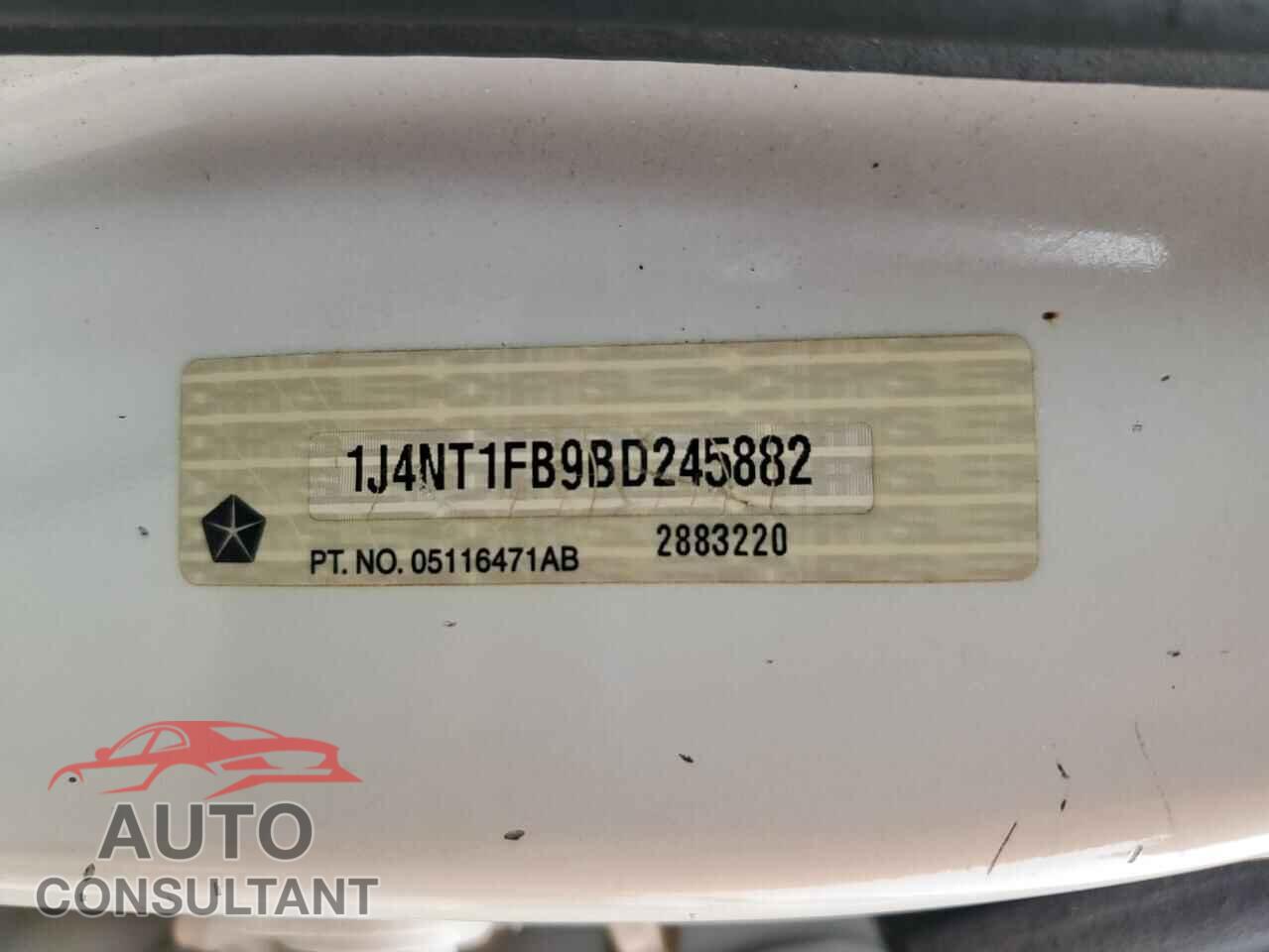 JEEP COMPASS 2011 - 1J4NT1FB9BD245882