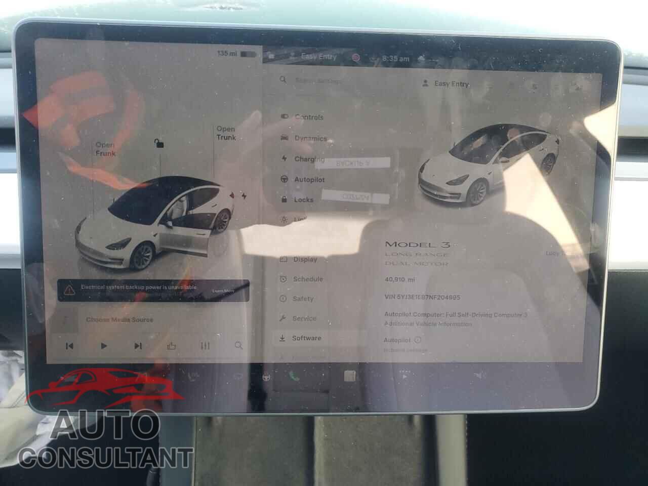 TESLA MODEL 3 2022 - 5YJ3E1EB7NF204995