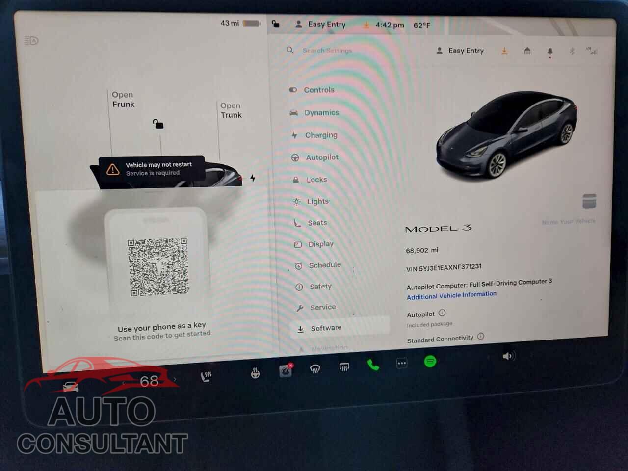 TESLA MODEL 3 2022 - 5YJ3E1EAXNF371231