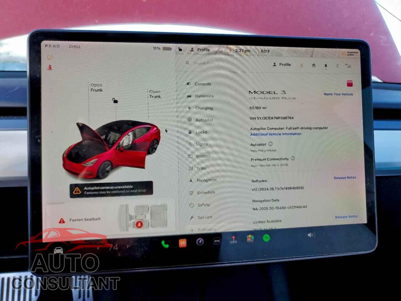 TESLA MODEL 3 2021 - 5YJ3E1EA7MF098764