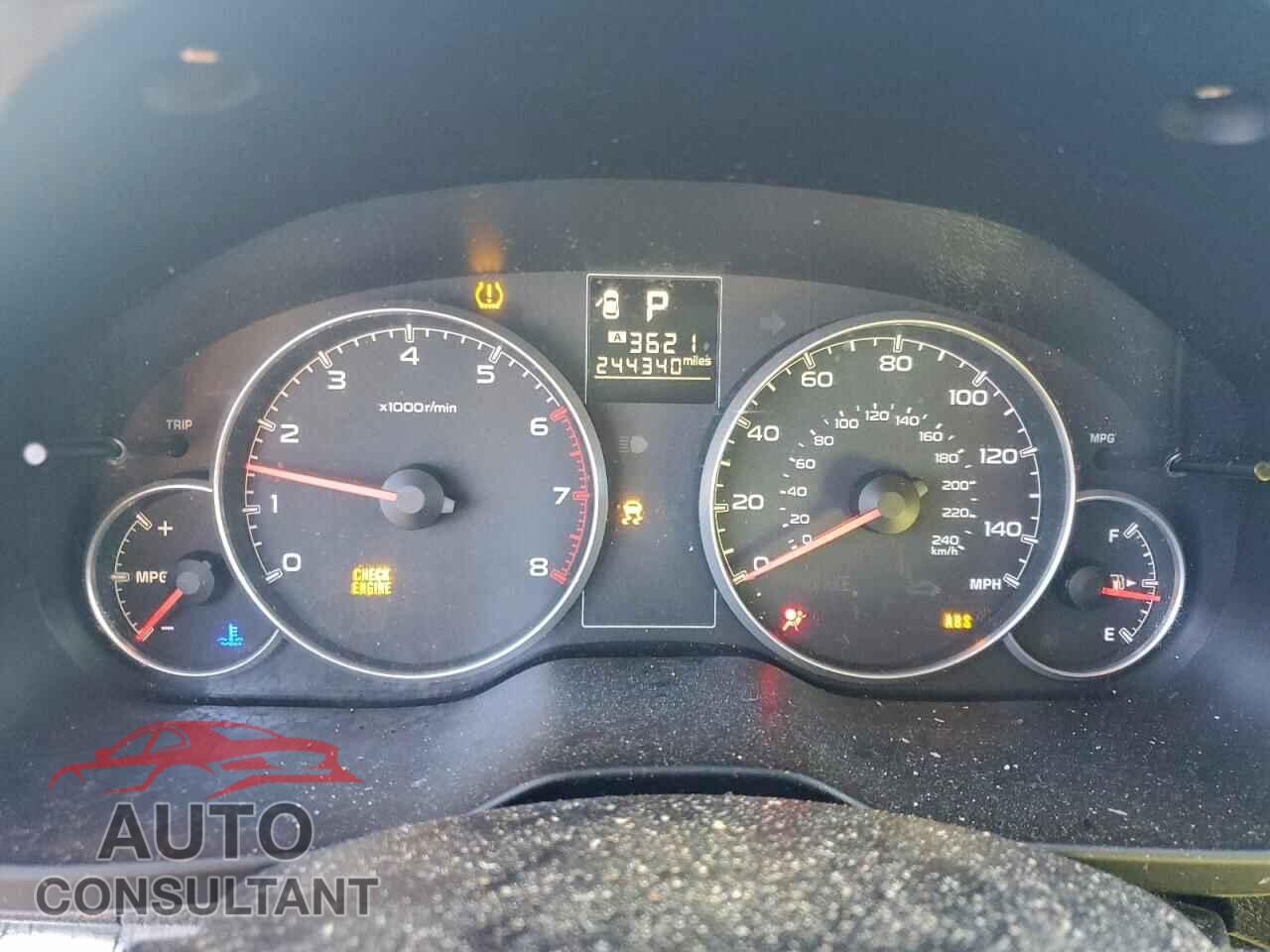 SUBARU OUTBACK 2013 - 4S4BRBCC1D3323876