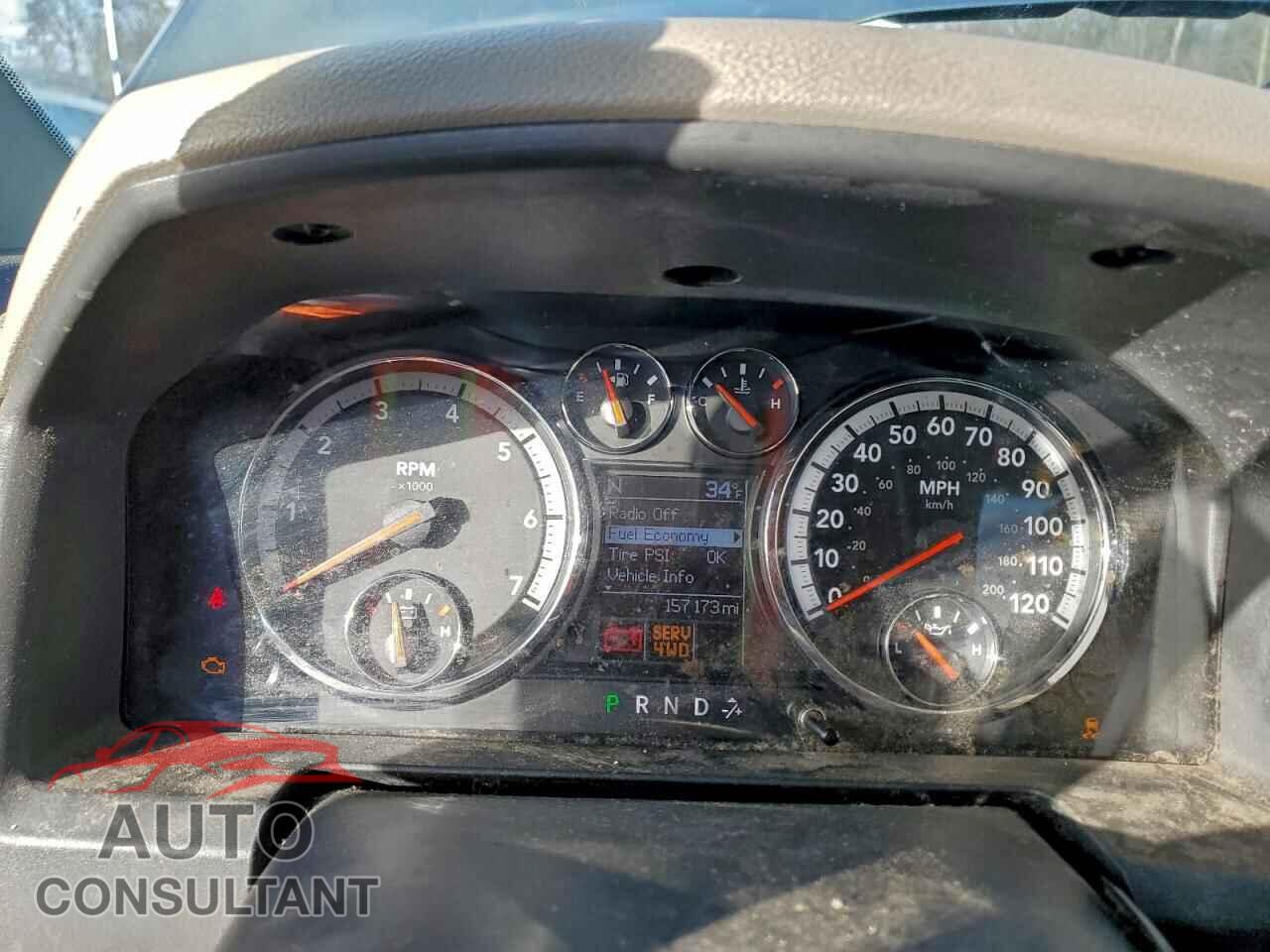 DODGE RAM 1500 2012 - 1C6RD7LT9CS241680