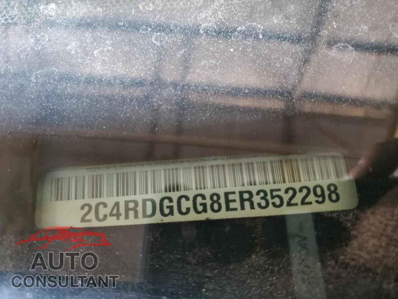 DODGE CARAVAN 2014 - 2C4RDGCG8ER352298