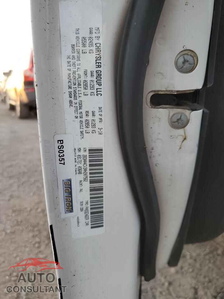 DODGE CHARGER 2010 - 2B3AA4CV3AH207562