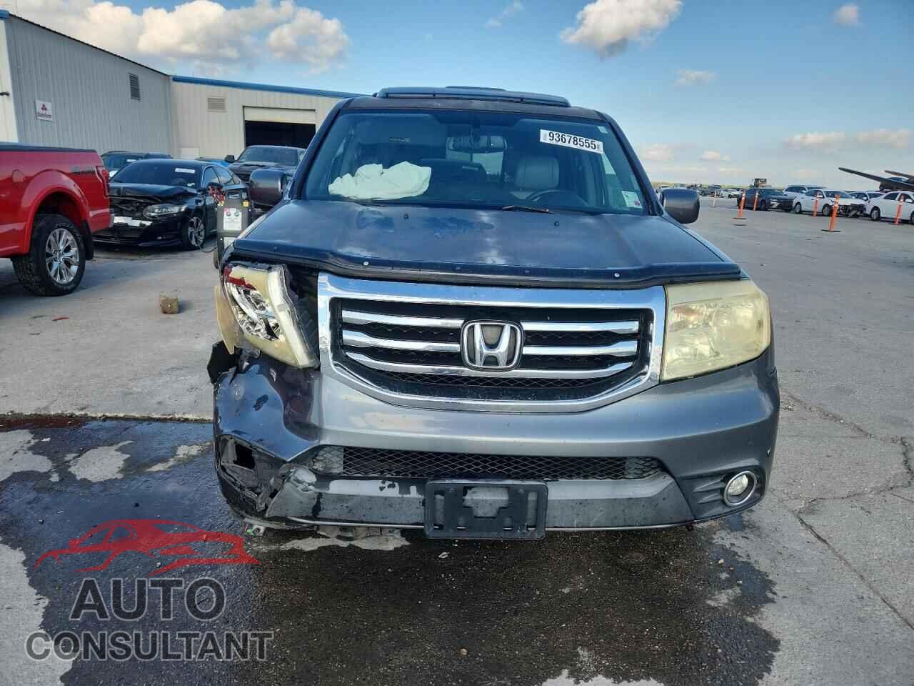 HONDA PILOT 2012 - 5FNYF3H96CB034410
