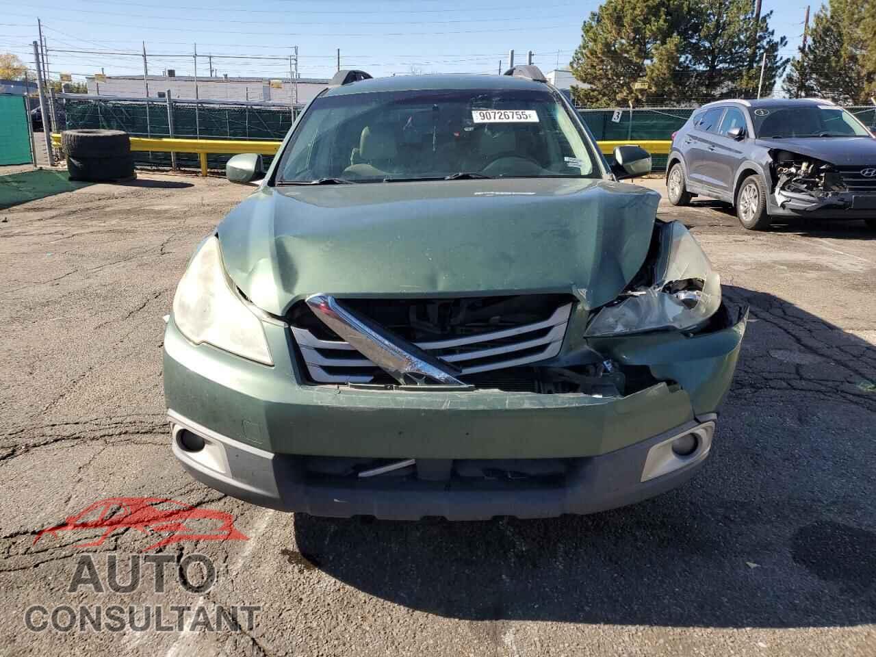 SUBARU OUTBACK 2010 - 4S4BRBKC7A3384517