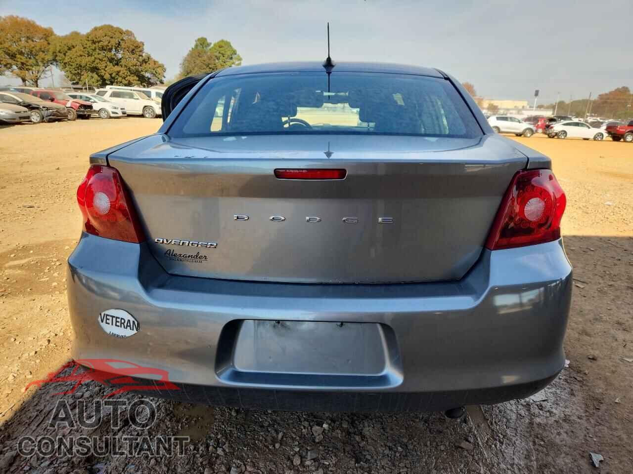 DODGE AVENGER 2012 - 1C3CDZCBXCN112190