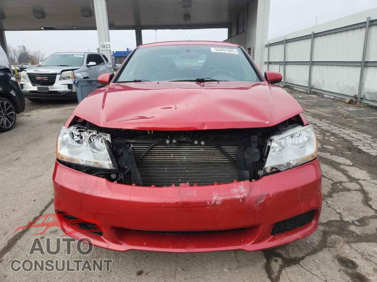 DODGE AVENGER 2012 - 1C3CDZCB0CN314231