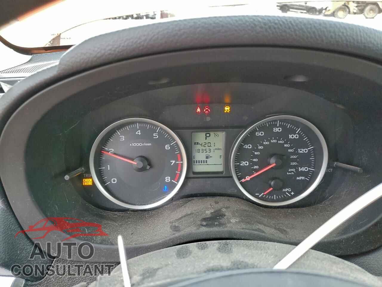 SUBARU XV 2013 - JF2GPAVC8D2850182
