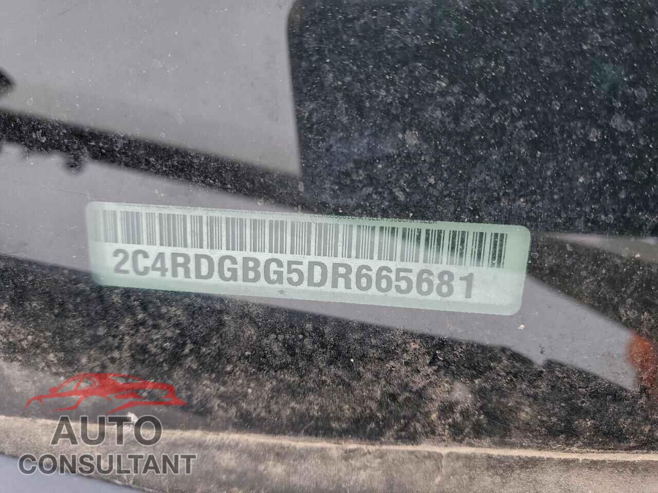 DODGE CARAVAN 2013 - 2C4RDGBG5DR665681