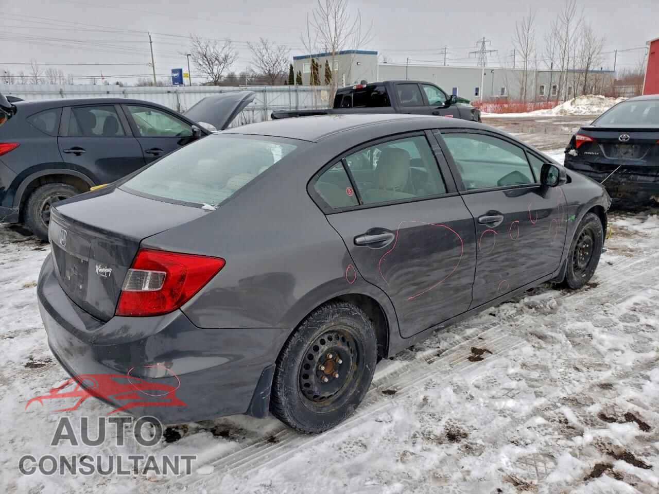 HONDA CIVIC 2012 - 2HGFB2F41CH053883