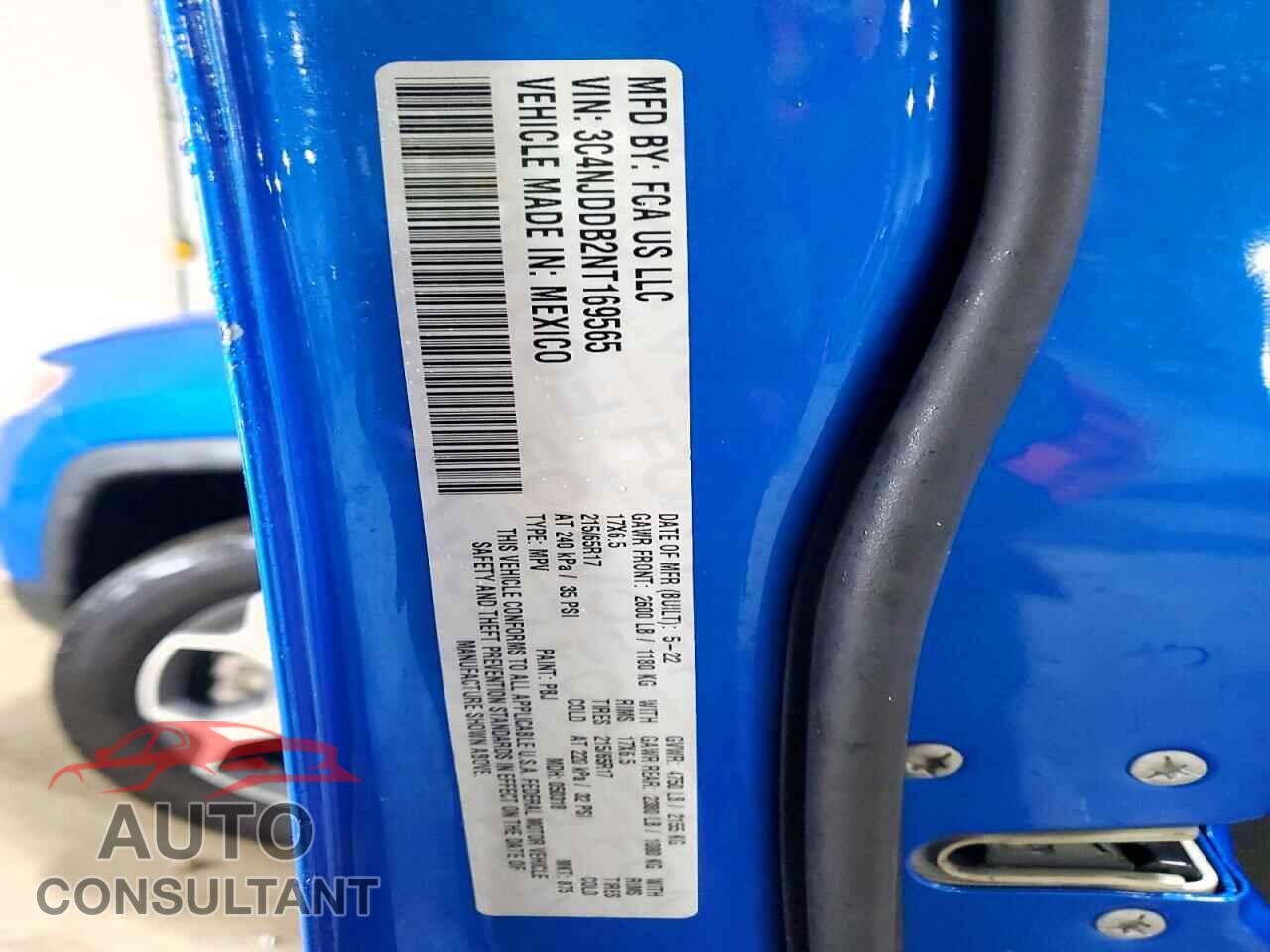JEEP COMPASS 2022 - 3C4NJDDB2NT169565