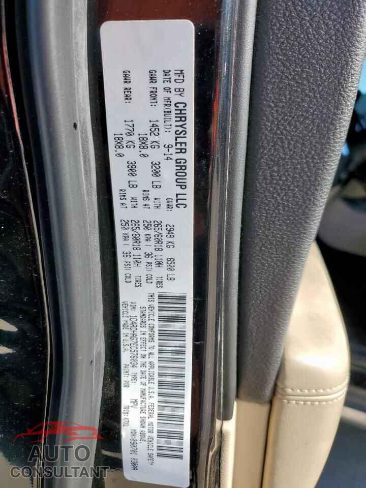 DODGE DURANGO 2014 - 1C4RDHAG7EC576034