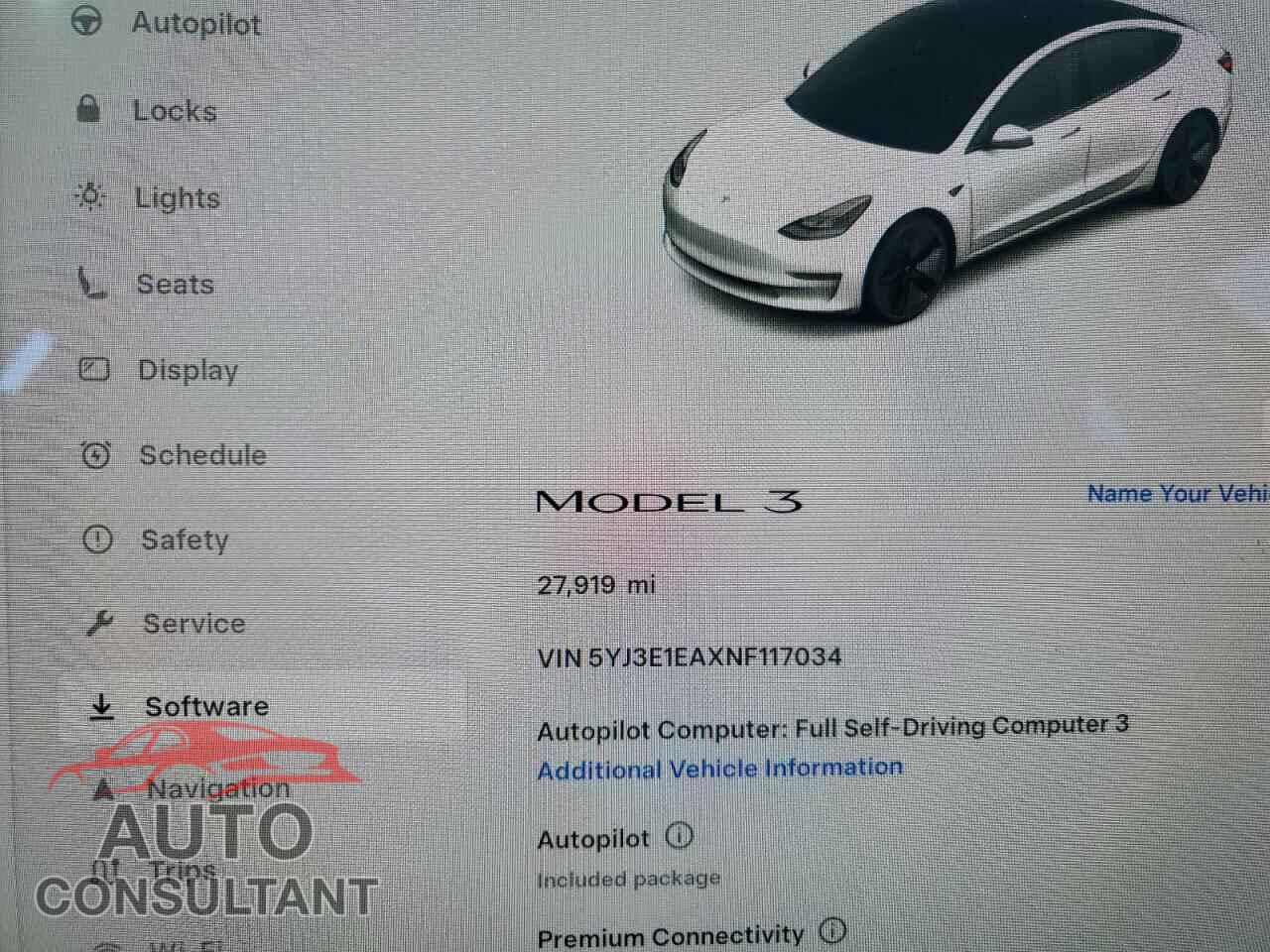 TESLA MODEL 3 2022 - 5YJ3E1EAXNF117034