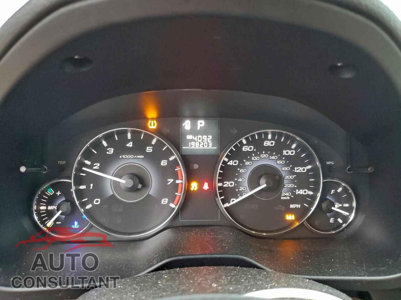 SUBARU OUTBACK 2012 - 4S4BRCKC5C3220224