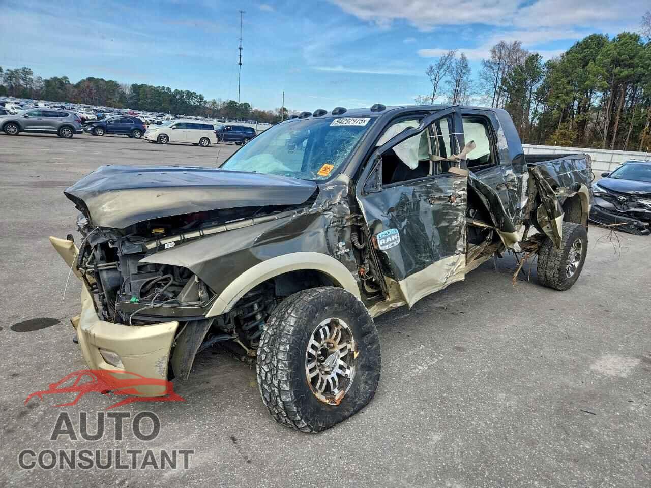 DODGE RAM 2500 2012 - 3C6UD5PL9CG134872
