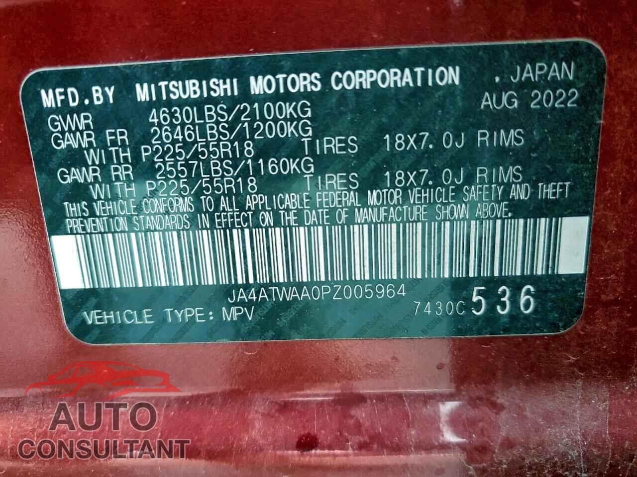 MITSUBISHI ECLIPSE 2023 - JA4ATWAA0PZ005964