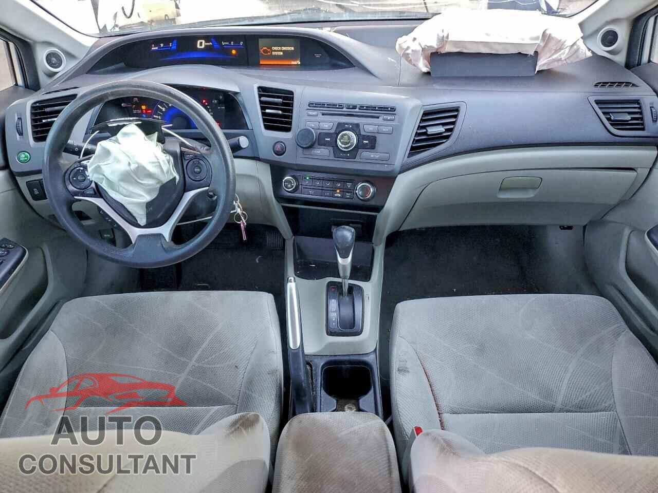 HONDA CIVIC 2012 - 19XFB2F89CE345391