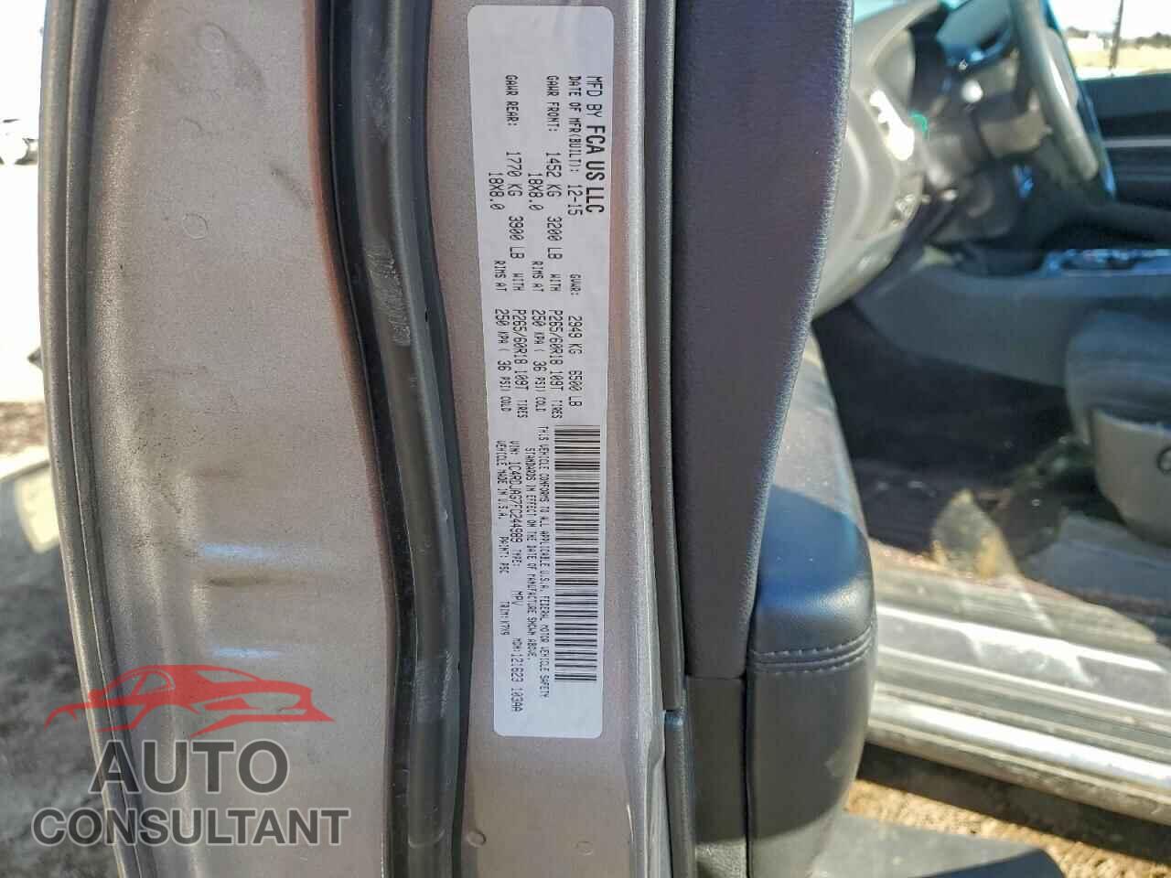 DODGE DURANGO 2015 - 1C4RDJAG7FC244989