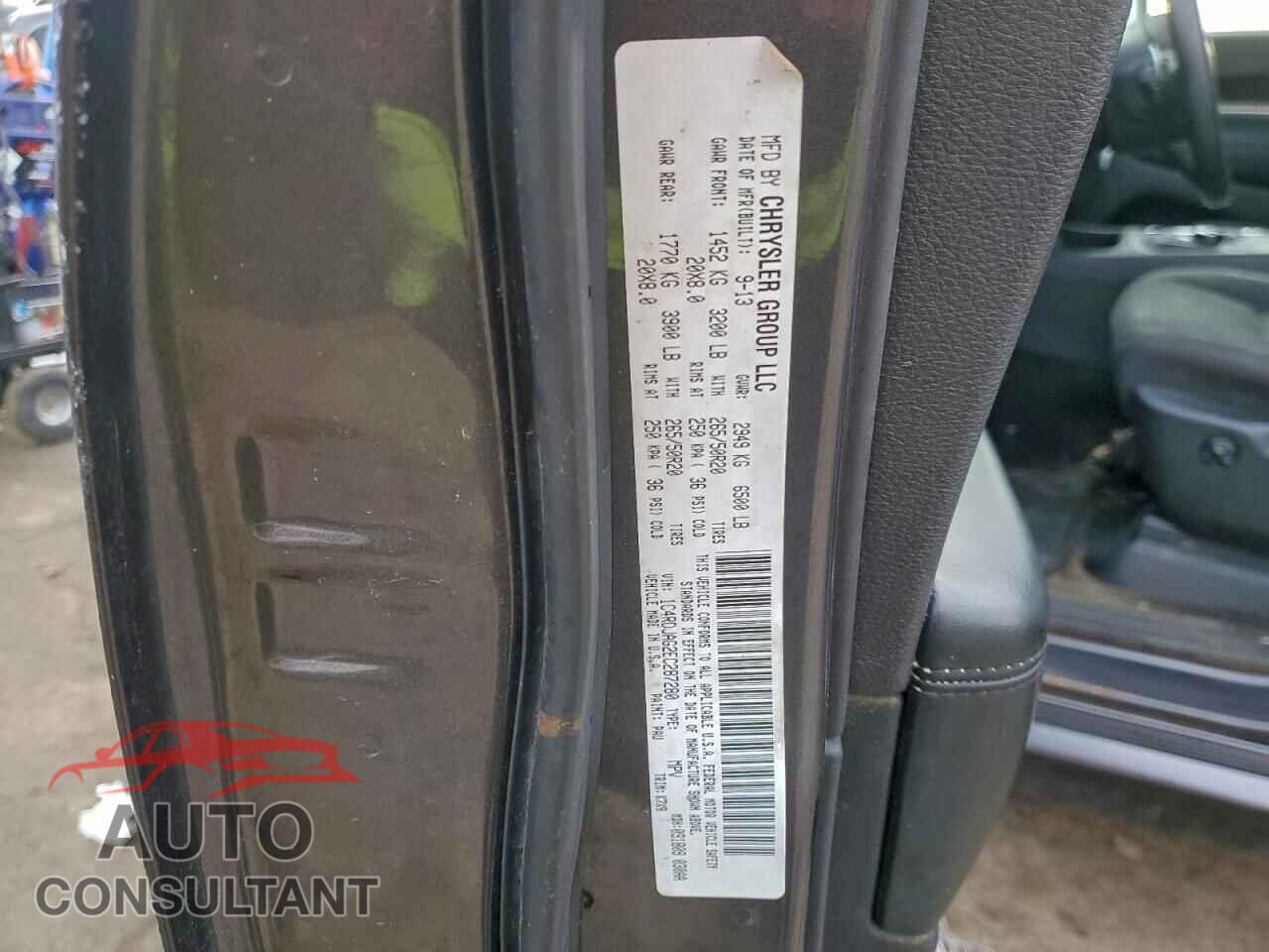 DODGE DURANGO 2014 - 1C4RDJAG2EC287280