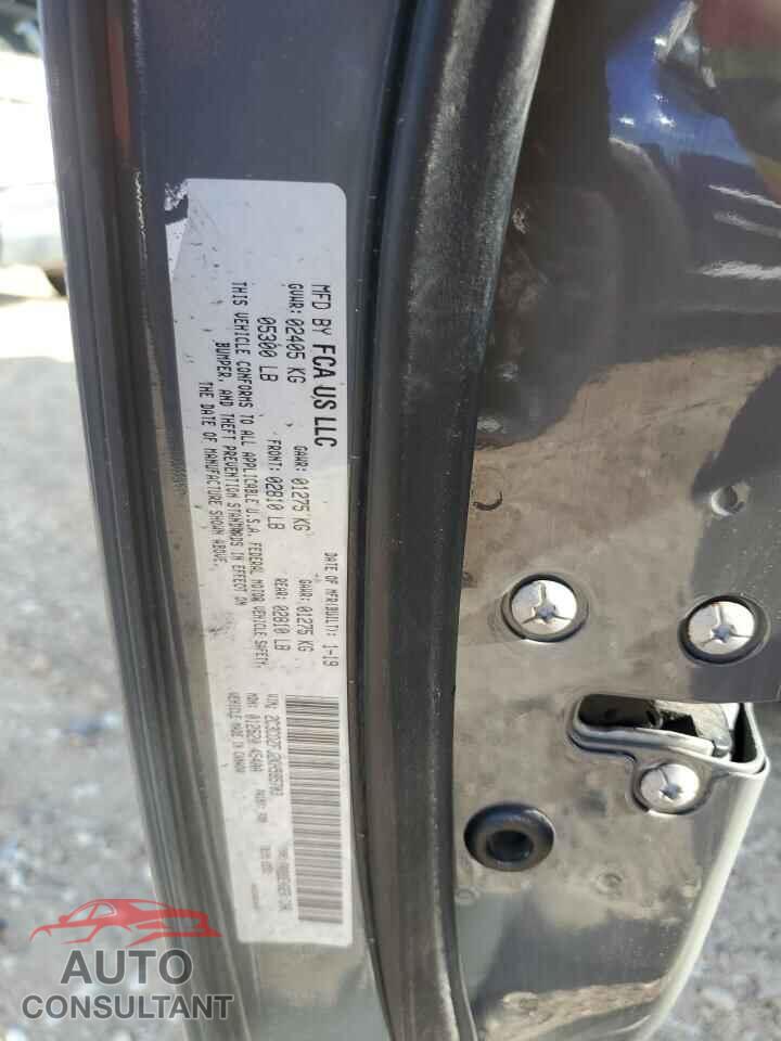 DODGE CHALLENGER 2019 - 2C3CDZFJ2KH595703
