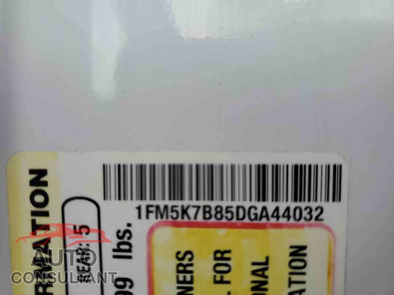 FORD EXPLORER 2013 - 1FM5K7B85DGA44032