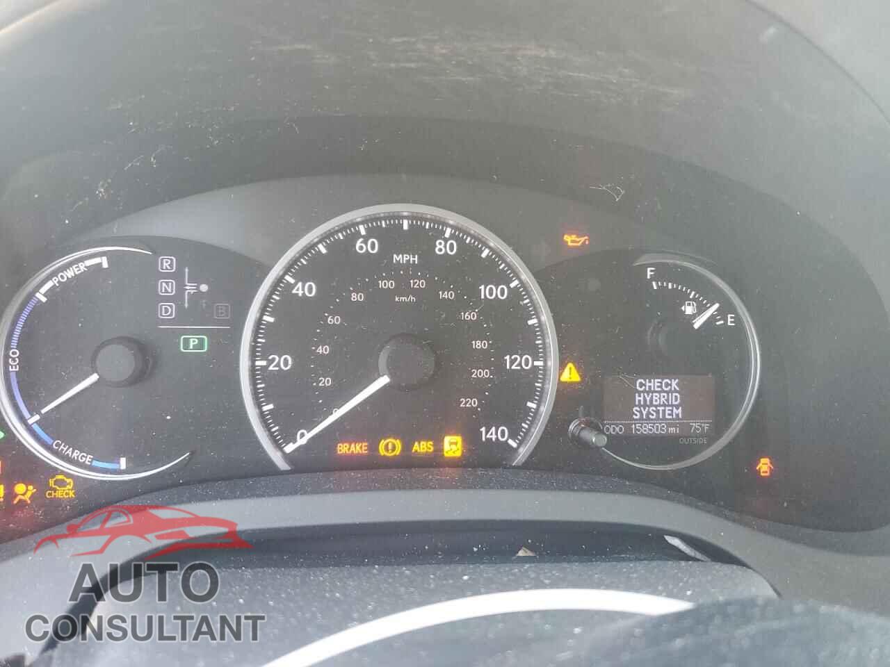 LEXUS CT 200 2012 - JTHKD5BH0C2072336