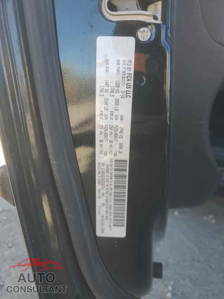 DODGE CARAVAN 2016 - 2C4RDGEGXGR361911